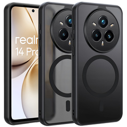 Чохол для Realme 14 Pro+ 5G, для MagSafe, ERBORD Matt Case, чорний