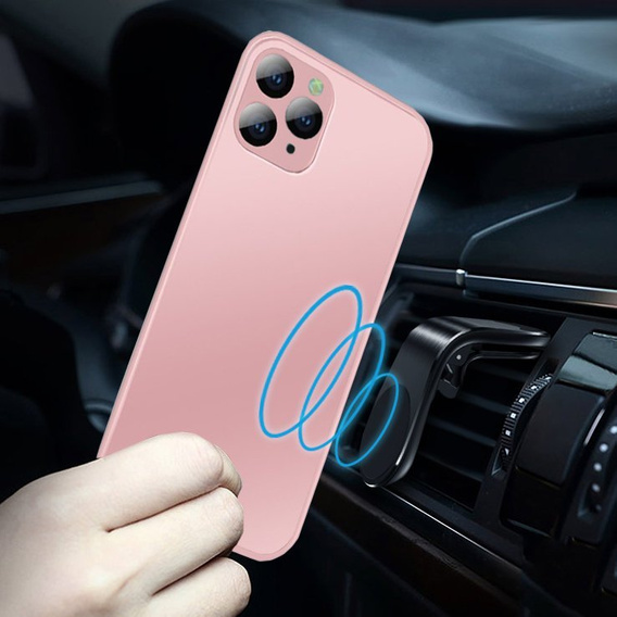 Чехол Matte Glass до iPhone 11 Pro, Matte/Pink