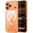 Чехол для iPhone 17 Pro Max, для MagSafe, блеск - прозрачный