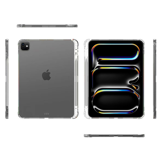 Чохол для iPad Pro 11" 2024 (5 gen.), силіконовий, прозорий