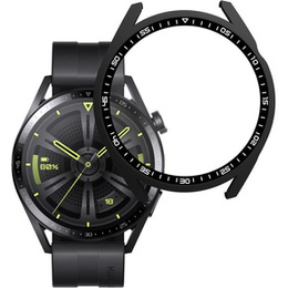 2в1 чохол та захисне скло для годинника Huawei Watch GT 3 46mm, чорний