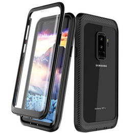 Чoхол Shockproof до Samsung Galaxy S9+ Plus, із захисним екраном, м'яти