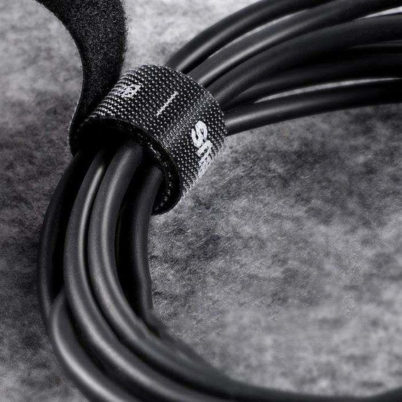 BASEUS Velcro Strap Pasek Na Rzep Opaska Kablowa Taśma 3m - Black