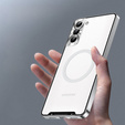 Захисний чохол для камери Samsung Galaxy S21 FE 5G, CamShield MagSafe, прозорий / сріблястий