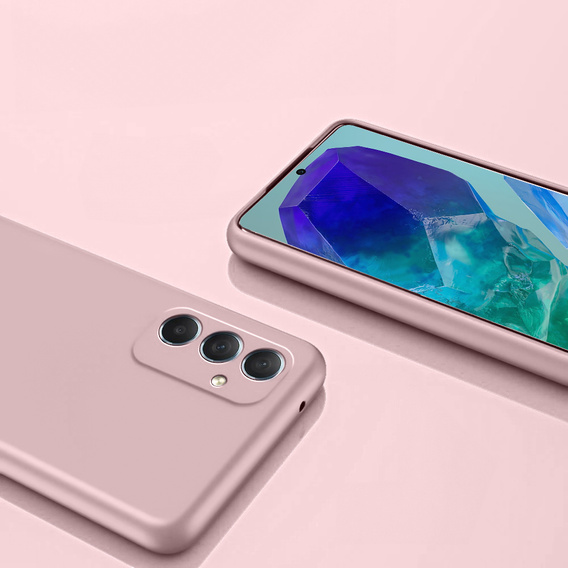 Чехол до Samsung Galaxy M55 5G, Silicone Lite, розовый
