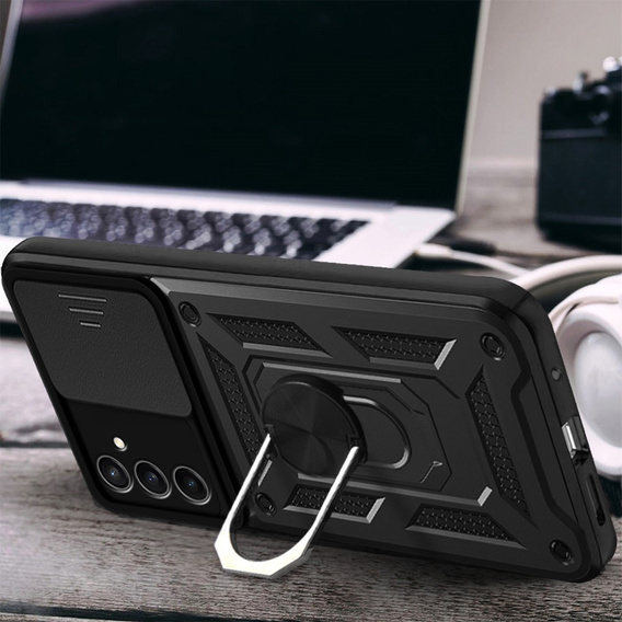 Чохол NOX Camera Slide Samsung Galaxy S25 FE, CamShield Slide, чорний