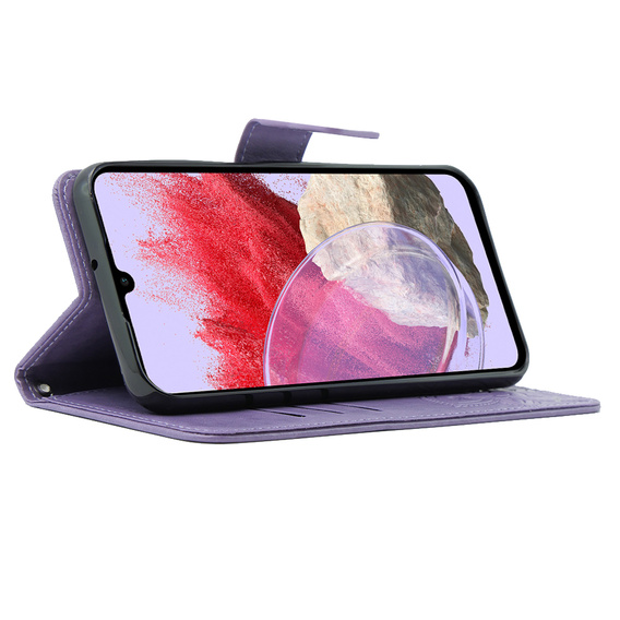 Чохол-книжка для Samsung Galaxy M34 5G, Butterfly, фіолетовий