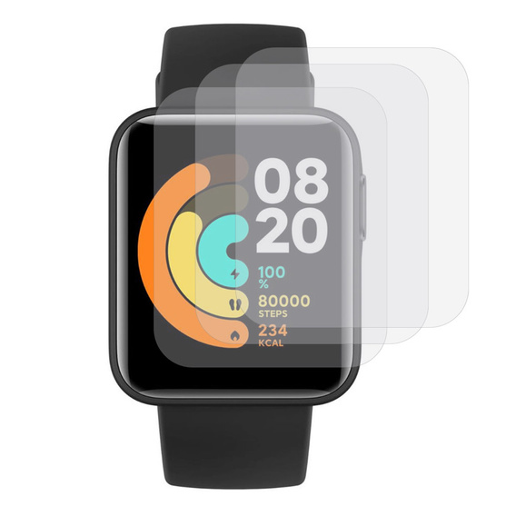 3x ERBORD Гідрогелева фольга для Xiaomi Mi Watch Lite
