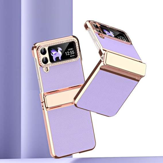 Чехол для Samsung Galaxy Z Flip 4 5G, ElectroLeather, фиолетовый