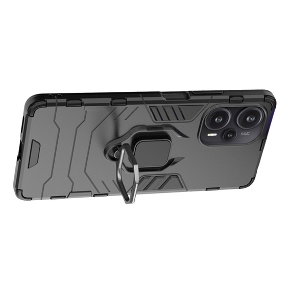 Чoхол до Poco F5 5G, Kickstand Ring, чорний