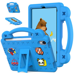 Детский чехол для iPad mini 8.3" 2021 (6 gen.) / iPad mini 8.3" 2024 (7 gen.), Cute Patterns, с подставкой, синий