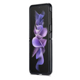 Флип-кейс CASEME для Samsung Galaxy Z Flip 3, Waxy Textured, чёрный