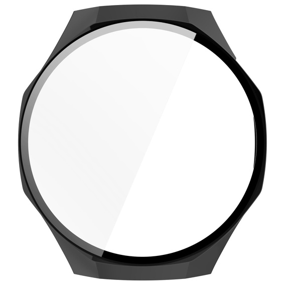 Чехол 2 в 1 + закаленное стекло для Huawei Watch GT 5 Pro 46mm, чёрный