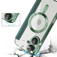Чохол-книжка для iPhone 16, RFID Wallet MagSafe CamShield, зелений