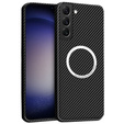 Чoхол до Samsung Galaxy S23 Plus, Magsafe Slim Carbon, чорний