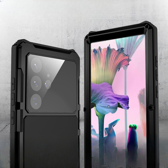 Чехол для Samsung Galaxy S23 Ultra, R-JUST, бронированный, чёрный