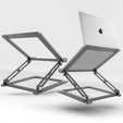 Алюминиевая подставка для ноутбука, ERBORD ProDesk Stand, серый
