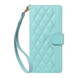 Чохол-сумка для Xiaomi Redmi Note 14 Pro 5G / Xiaomi Redmi Note 14 Pro+ 5G / Xiaomi Poco X7 5G, Rhombus Crossbody Leather, зелений