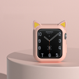 Силиконовый чехол CAT EARS для Huawei Watch Fit 2, Beige