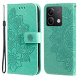 Чохол-книжка для Xiaomi Redmi Note 13 5G, Mandala, зелений