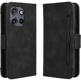 Футляр з клапаном для Motorola Edge 50 Neo / Motorola ThinkPhone 25, Card Slot, чорний