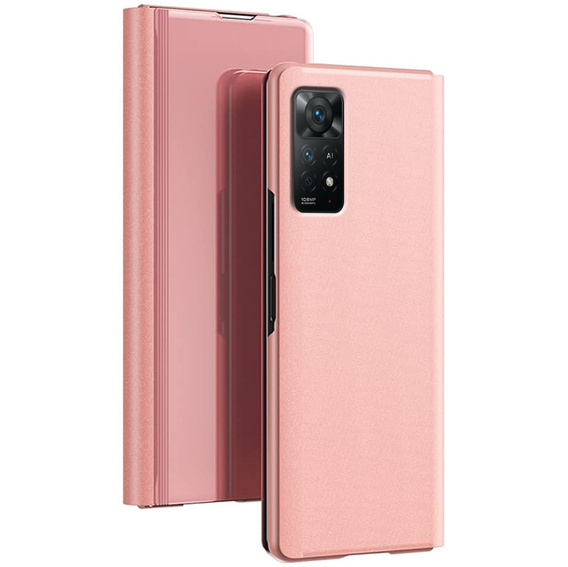 Чoхол до Xiaomi Redmi Note 11 Pro 4G / 5G, Clear View, рожевий rose gold