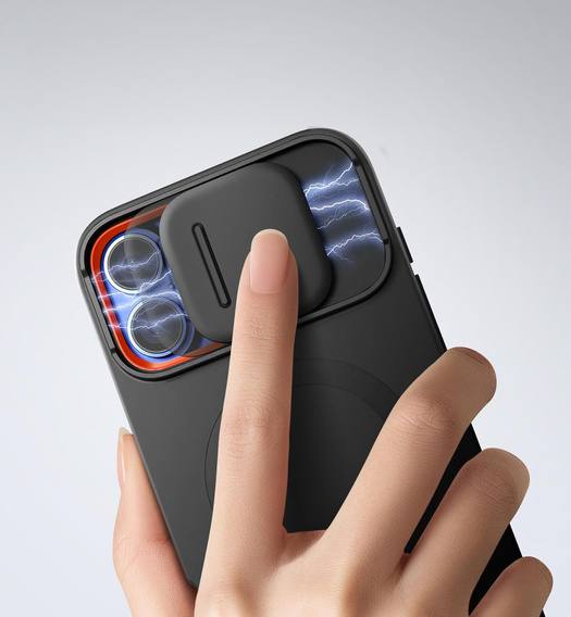 Чохол для iPhone 12 / 12 Pro, Suritch Shockproof, для MagSafe, чорний