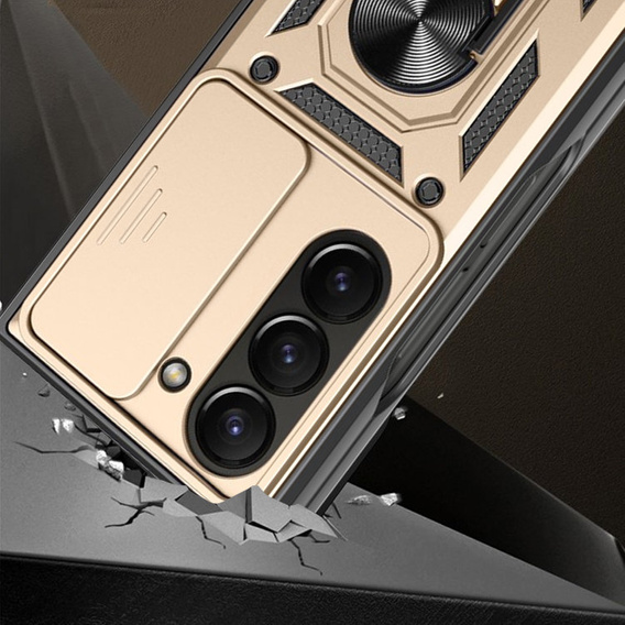 Чехол NOX Camera Slide Samsung Galaxy Z Fold5 5G, CamShield Slide, золото