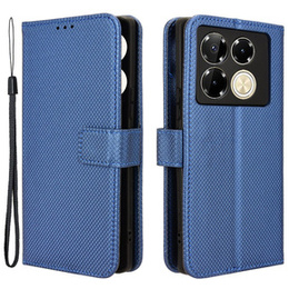Откидной чехол для Infinix Note 40 Pro, Wallet Smart Magnet, синий