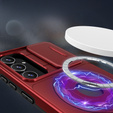 Чохол для Samsung Galaxy S20 FE, Military Magnet, для MagSafe, червоний