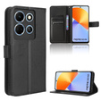 Откидной чехол для Infinix Note 30 5G, Wallet Smart Magnet, чёрный