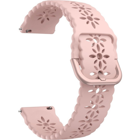 Силиконовый ремешок 20mm Soft Hollowed-out, Pink