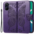 Чохол-книжка для Realme 10 4G, Butterfly, фіолетовий