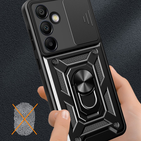 Чехол NOX Camera Slide Samsung Galaxy S24 FE, CamShield Slide, чёрный