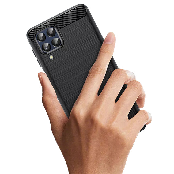 Чoхол до Samsung Galaxy M53 5G, Carbon, чорний