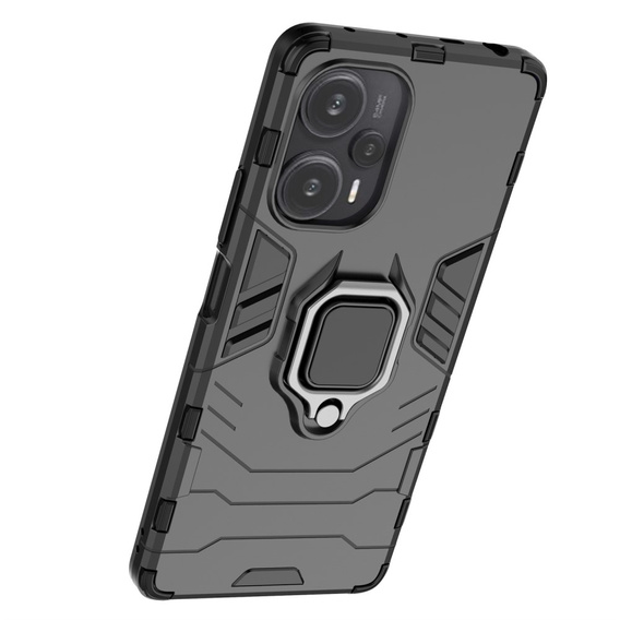 Чoхол до Poco F5 5G, Kickstand Ring, чорний