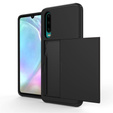 Чехол до Huawei P30, Sliding Card Holder, чёрный