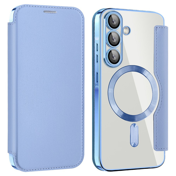 Откидной чехол для Samsung Galaxy A26, RFID Wallet MagSafe CamShield, синий
