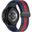 Силиконовый ремешок для Fitbit Inspire 3, Red Samsung Galaxy Watch 4 / 5 40/42/44/46/45MM PRO, Dark Blue / Red