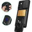 Бронированный чехол для Samsung Galaxy A05s, Camera Slide Card Slot, чёрный