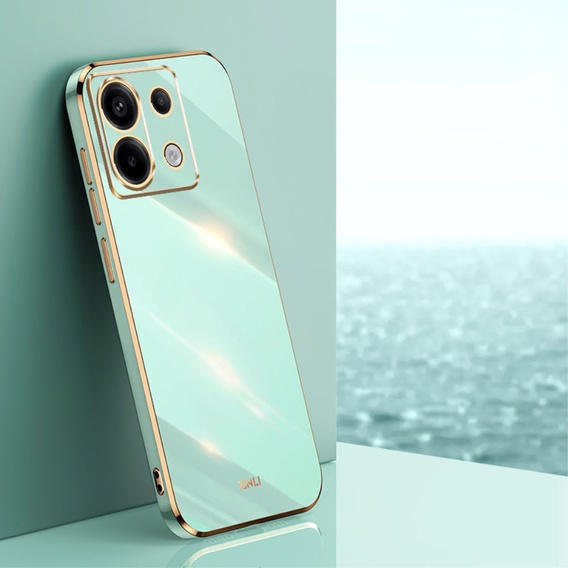Чехол для Xiaomi Redmi Note 13 Pro 5G, Glamour CamShield, зелёный