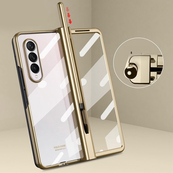 Чохол Clever Design для Samsung Galaxy Z Fold 4 5G, золотий 