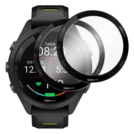 2x Гибридное стекло ERBORD для Garmin Forerunner 265S