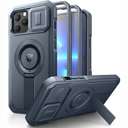 Броньований чохол для iPhone 15, Dexnor CamProtect MagSafe, зелений (Дві рамки)