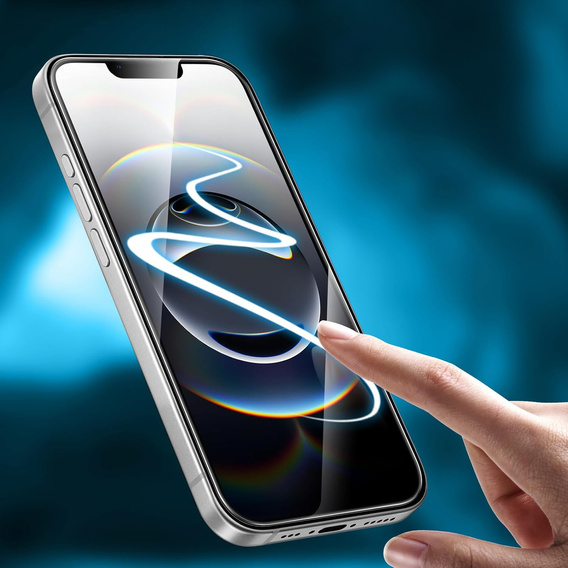 2x Закаленное стекло для iPhone 13/13 Pro, ERBORD 9H Hard Glass на экране