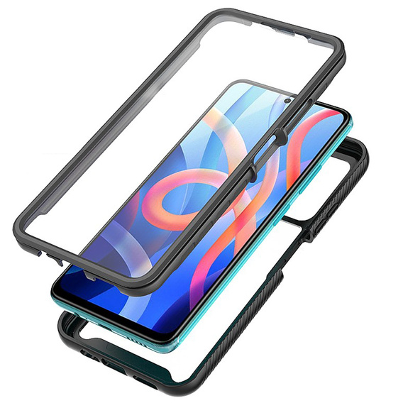 Чoхол Shockproof до Xiaomi Poco M4 Pro 5G / Redmi Note 11S 5G, із захисним екраном, м'яти