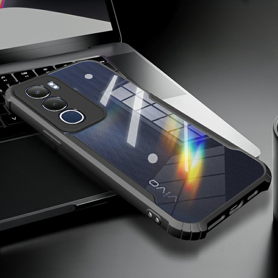 Чехол до Vivo Y19s, AntiDrop Hybrid, чёрный