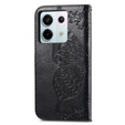 Чохол-книжка для Xiaomi Redmi Note 13 Pro 5G, Butterfly, чорний