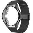 Металический браслет с чехлом для часов Samsung Galaxy Watch 4 Classic 46mm, Black