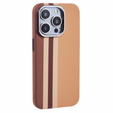 Чехол для iPhone 13 Pro Max, Carbon Fiber MagSafe, жёлтый